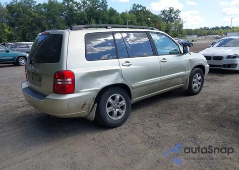 2003 Toyota Highlander V6 z USA, uszkodzony, nr VIN JTEGF21A230113206